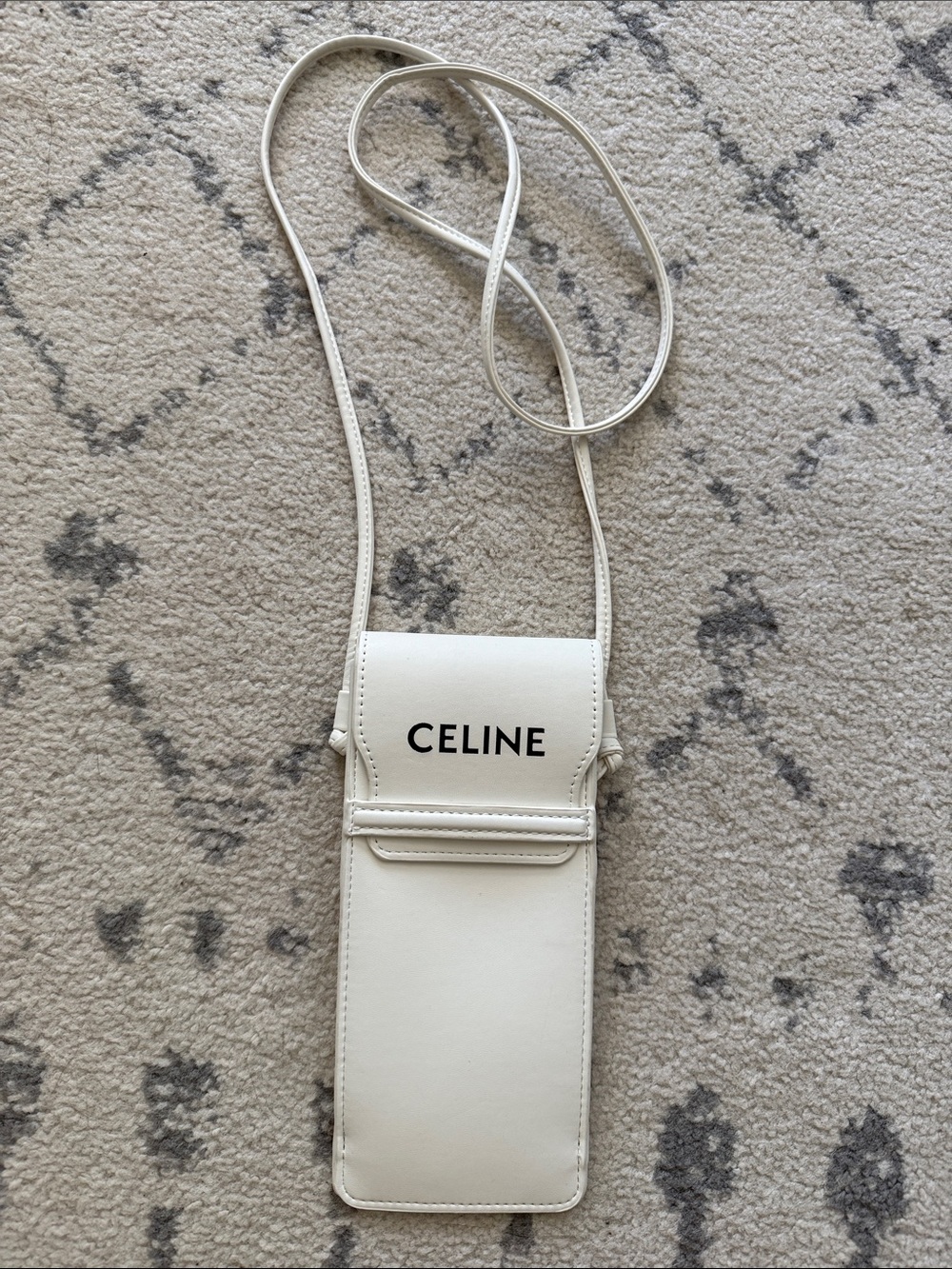 Celine sunglasses case crossbody pouch cell phone holder EUC!